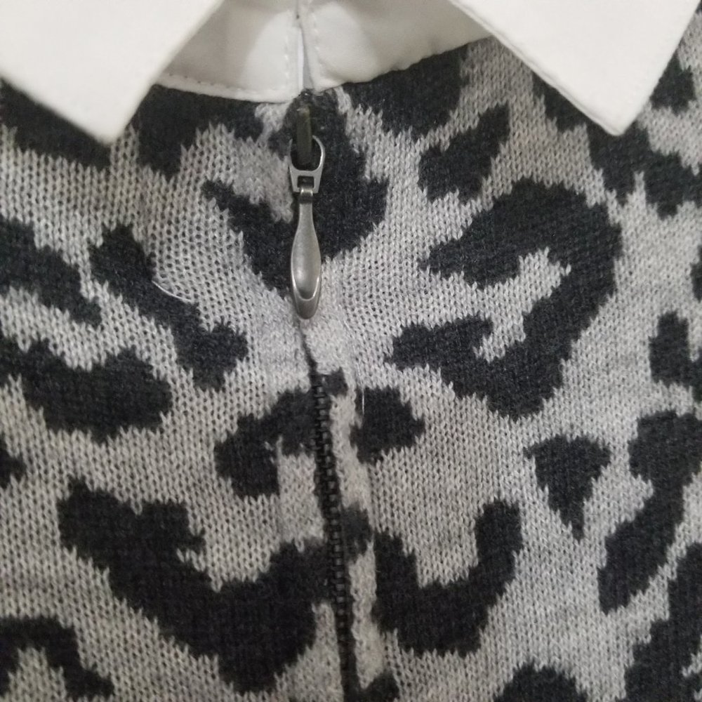 Cynthia Rowley Sweater Animal Print Dress - Picture 3 of 8